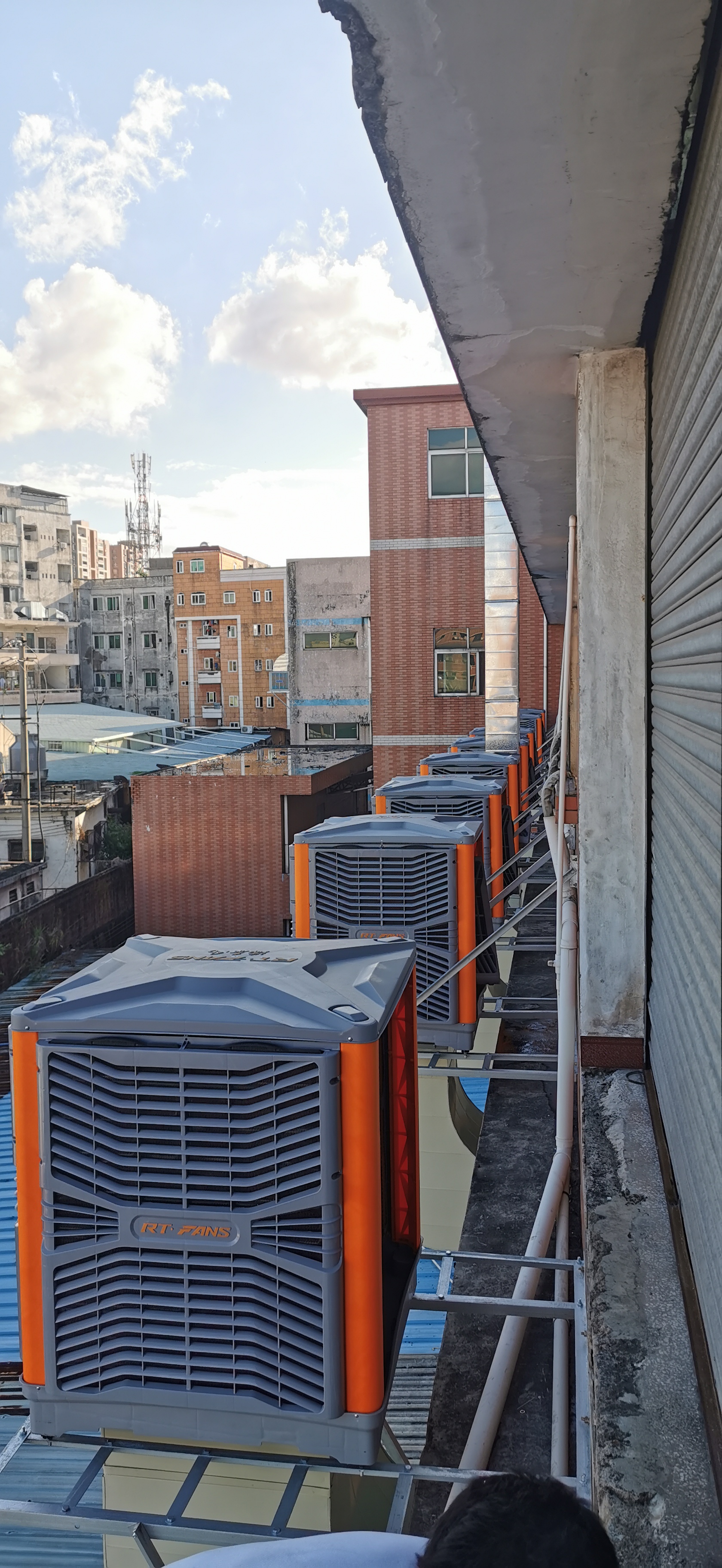 汕尾工廠通風降溫設(shè)備廠家案例圖